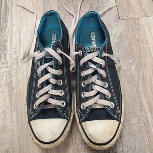 Black Converse Shoes, Women's Size 7.